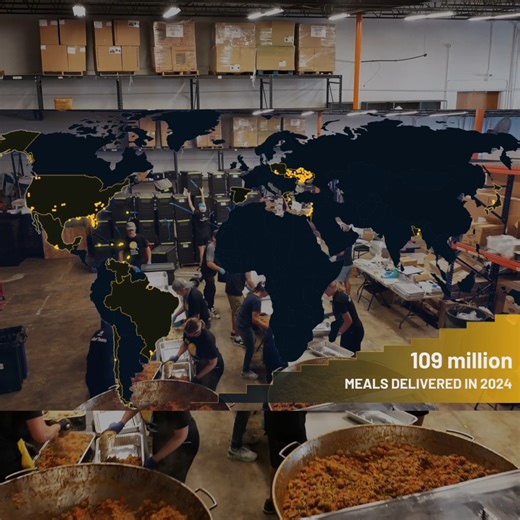 In 2024, WCK provided over 109 million meals in 20 countries to communities impacted by conflict, hurricanes, wildfires, tsunamis, and other natural disasters. This month, our teams are working on the ground in Ukraine, Gaza, Lebanon, Mayotte, Egypt, Spain, and North Carolina. Working alongside partners and volunteers, we are cooking and delivering nourishing meals for people in need. #ChefsForTheWorld | World Central Kitchen