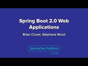 Spring Boot 2.0 Web Applications
