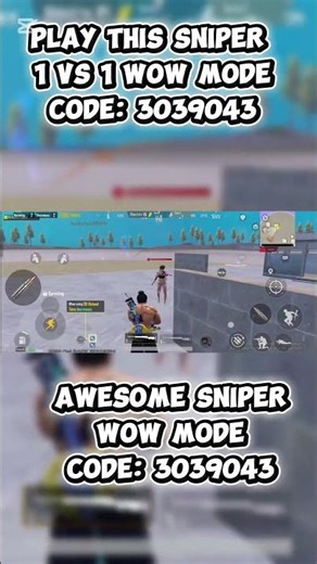 #PUBGMOBILE pubg new wow mode 12 Seconds of PURE M24 Skill! (Code: 3039043)