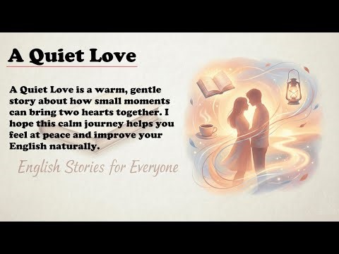 Learn English Through Story | A Quiet love | Improve Your English Listening