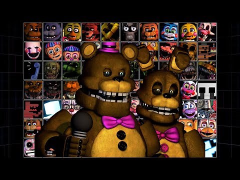 Ultimate custom night expanded (UCN Expanded) all jumpscares in fnaf