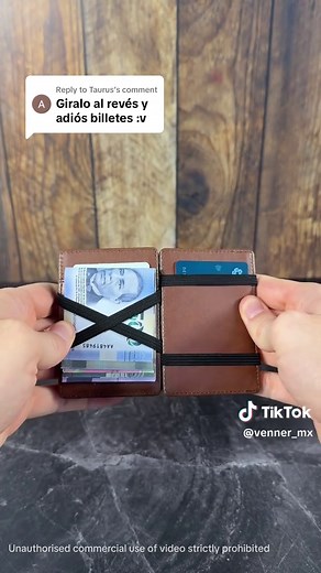 Cómo guardar billetes mágicamente en la cartera