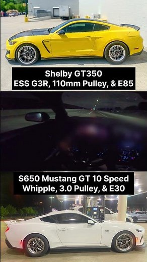 ESS "G3R" Supercharged Shelby GT350 🆚 Whipple Supercharged S650 Mustang GT
