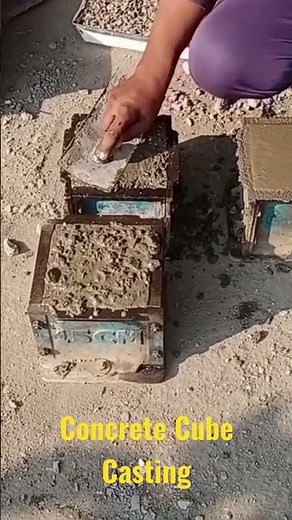why concrete cube casting