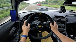 Chevrolet Corvette straight pipe Autobahn test