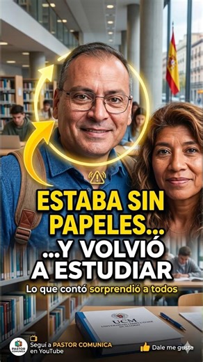 SIN PAPELES y en la VOLVIO a ESTUDIAR en ESPAÑA: El mensaje que paralizó las redes #shorts