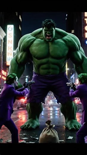 Joker Thought He Ran the Streets… Then Hulk Showed Up | 3D Animation