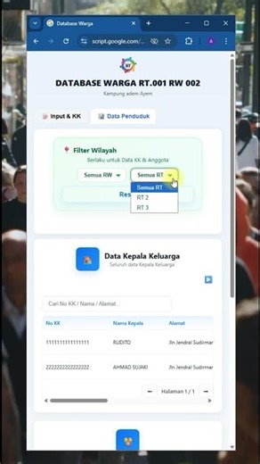 Pak RT Bingung Cari Data Warga? Ini Solusinya!