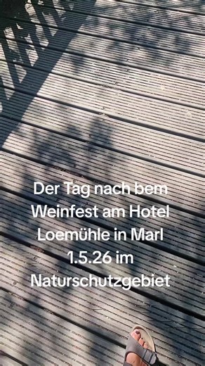 Nach dem Weinfest: Hotel Loemühle & Naturschutzgebiet Marl