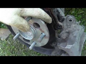 замена ступицы и датчика ABS на тойоте каролла 150