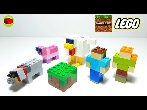 How do you build mini lego minecraft characters (simple and easy Tutorial)