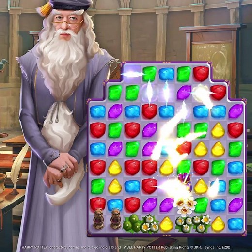 Level-up your match-3 game with magical spells. | Harry Potter: Puzzles & Spells