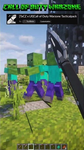 Minecraft Top Zombie Apocalypse Mods! #5 #shorts #minecraft