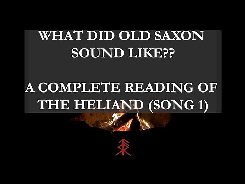 What Did Old Saxon Sound Like? A Reading and Translation of the Heliand Fit/Song 1