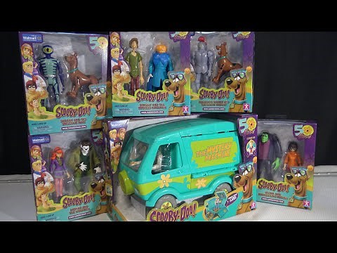 Unboxing Scooby Doo 50th Anniversary Action Figure Set