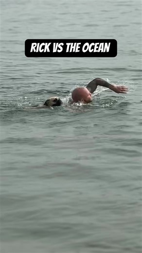 Rick training for the Olympics while Dad wonders why he agreed to this #dogsoftiktok #doghumor #petsoftiktok #goofydog #sandiegodogs@Doubleohkevin