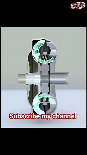 Torque converter working process | 3D video / automatic transmission #youtubevideo#shots