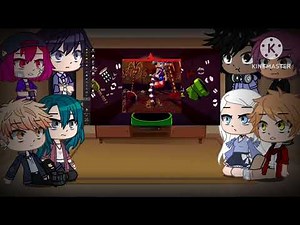 🦔The Music Freaks React to FNF Rewrite Round 2 Thriller Gen with lyrics and Trinity with lyrics😈😰