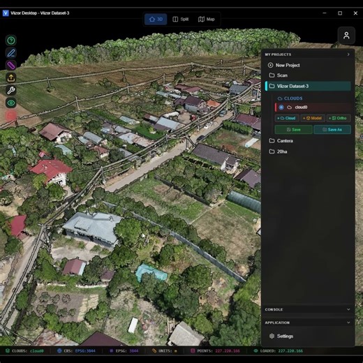 Load Point Clouds Instantly with Viizor Desktop #topography #pointcloud #lidar #photogrammetry