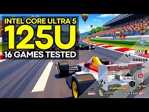 16 Games Tested on Intel Core Ultra 5 125U Mini PC | GMKTEC K15 Gaming Performance