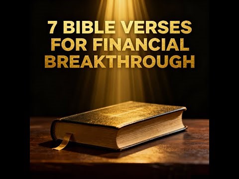 God's Financial Promises: 7 Verses to Transform Your Money Mindset (NKJV) Using your spoken word.