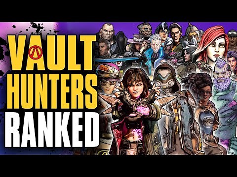 Ranking EVERY Playable Vault Hunter in Borderlands History - NEW