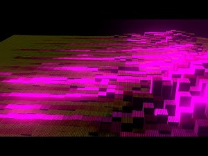Futuristic city audio visualization - touchdesigner experiment