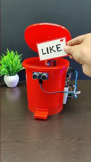 Smart Dustbin use Arduino Uno #arduino #eazytronic #arduinoprojects #arduinotutorials #smartdustbin