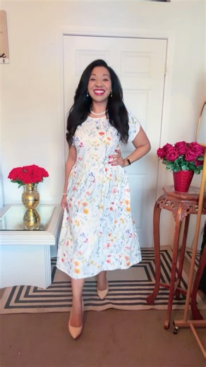 Spring Print Dress Try-On | Feminine Amazon Floral Outfit Ideas