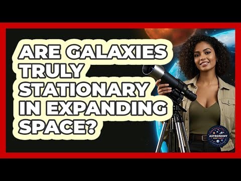 Are Galaxies Truly Stationary In Expanding Space?