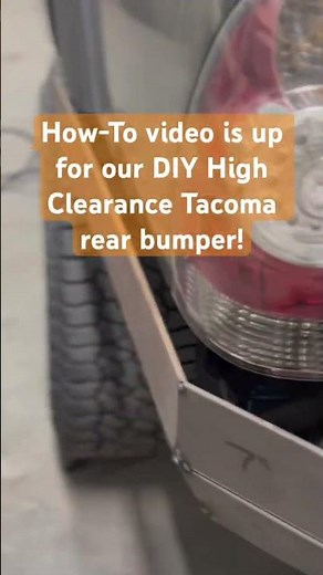 Tacoma DIY bumper build.