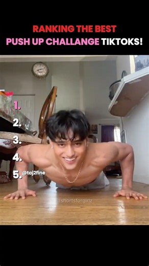 Ranking The Best Push Up Challange TikToks!