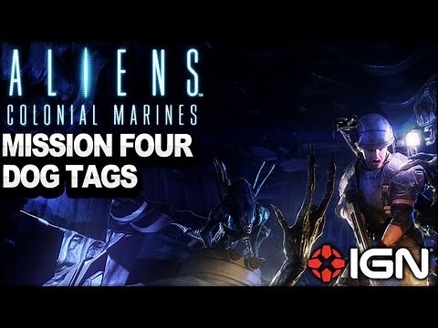 Aliens Colonial Marines - Mission 4 Dog Tags - No Hope In Hadley's - Walkthrough