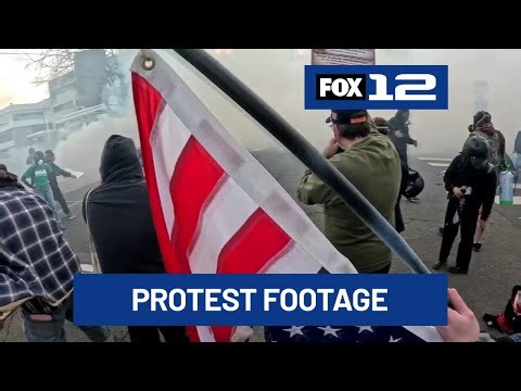 ‘It is brutal’: Portland couple captures video of chemical munitions deployed at Saturday protest