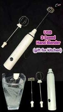 Rechargeable Electric Whisk Hand Blender Coffee Beater Frother #review #unboxing #easy #shorts