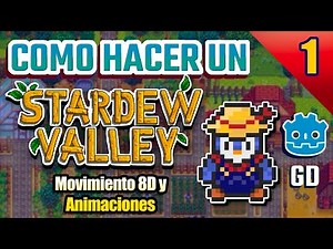 Como hacer un: Stardew Valley! con Godot 4 GDScript | #01 Movimiento y animacion
