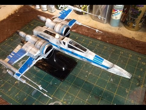 Building Revell's Star Wars Resistance X Wing Fighter
