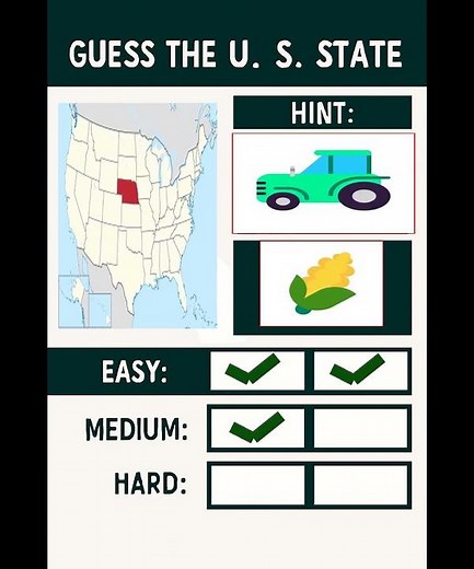 🇺🇸 US States Challenge: Can You Guess Them All? Mixed Difficulty 🧠