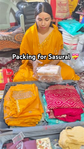 Vlog 111 | Bride-To-Be Packing for Sasural ✨ My Wedding Day Vlog #minivlog #shorts