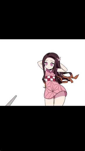 demon slayer characters in dancing 🙂 mode funny moments 😀 Nezuko funny moments 😁