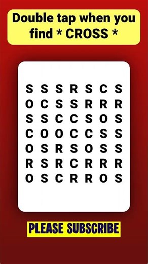 Find 👉CROSS👈 in 5 seconds | Visual Test | Observation Skills | Number Search | Find the Odd one out