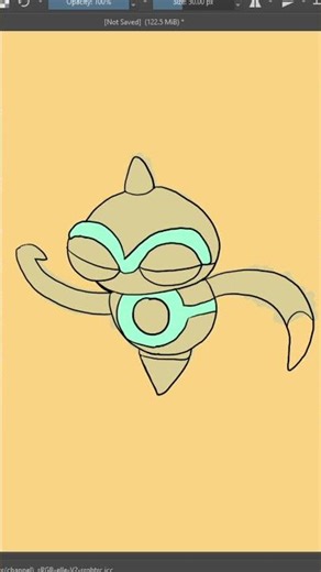 Drawing Shiny Baltoy #digitalart