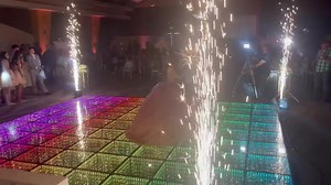 TOP dance light Magnet dance floor/Cold spark machine Improve the atmosphere of the event Our contact information is： Email:sale6@pro-toplight.com WhatsApp: 8619924362915 #eventproduction #goodtimesproduction #weddingevents #weddingentertainment #banquetwall | TOP Dance LED Dance Floor