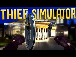 Advanced Door Lock Picking - Wealthy Home Robbery & Police Chase - Thief Simulator Gameplay