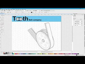 Symmetry drawing mode in CorelDRAW Technical Suite