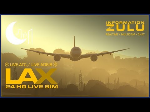 ✈️ LAX LIVE SIM | Evening Rush Hour 3p–11p | ADS-B + Real ATC | KLAX LAX | APR 07 2026