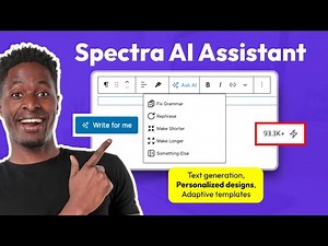 Spectra AI Assistant Tutorial: How to use WordPress AI Builder to Generate Patterns and Content