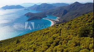 Oludeniz is a resort village on the southwest coast of Turkey. It’s known for the blue lagoon of Oludeniz Tabiat Parki and the wide, white Belcekiz Beach.