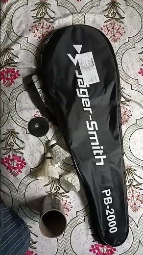 jager smith pb-2000 badminton racket and shuttle review #india