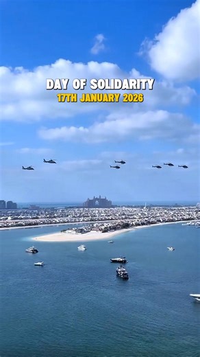 Places To Visit In Dubai on Instagram: "📍 Dubai | UAE Today we celebrate the UAE’s Day of Solidarity; a powerful symbol of unity, strength, resilience, and unwavering courage. From awe-inspiring flypasts connecting all seven emirates to shared moments of pride and reflection, this day reminds the world what it means to stand together as one 🇦🇪✈️✨ ￼ And there’s no better place to experience this spirit than Dubai, our city where history meets innovation, culture meets luxury, and every moment 